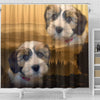 Lovely Shih Tzu Print Shower Curtains-Free Shipping