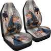 Doberman Pinscher Print Car Seat Covers- Free Shipping