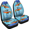 Neon Tetra Fish Print Car Seat Covers-Free Shipping