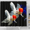 Oranda Fish Print Shower Curtains-Free Shipping