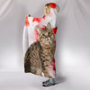 Lovely American Bobtail Cat Hooded Blanket-Free Shipping