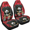 Entlebucher Mountain Dog On Pink Print Car Seat Covers-Free Shipping