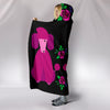 Pink Poodles Hooded Blanket for Lovers of Poodle Dogs