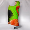 Flamingo Bird Print Hooded Blanket-Free Shipping