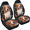 Cute Beagle Dog Print Car Seat Covers- Free Shipping