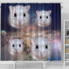 Campbell's Dwarf Hamster Print Shower Curtains-Free Shipping