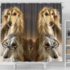 Afghan Hound Dog Print Shower Curtain-Free Shipping