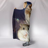 Cute Roborovski Hamster Print Hooded Blanket-Free Shipping