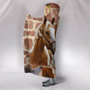 American Paint Horse Print Hooded Blanket-Free Shipping