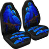 Hyacinth Macaw Parrot  Print Car Seat Covers- Free Shipping