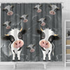 Cute Cow Print Shower Curtain-Free Shipping