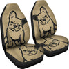 Cute BullDog Print Car Seat Covers-Free Shipping