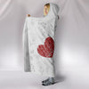 I Love Dobermans Hooded Blanket for Lovers of Doberman Dogs
