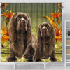 Sussex Spaniel Print Shower Curtains-Free Shipping