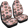 Boxer Dog On Pink Print Car Seat Covers-Free Shipping