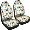 Cute Beagle Patterns Print Car Seat Covers-Free Shipping