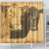 Dexter Cattle (Cow) Print Shower Curtain-Free Shipping