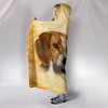 Cute American Foxhound Print Hooded Blanket-Free Shipping