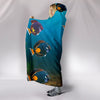 Acanthurus Achilles Fish Print Hooded Blanket-Free Shipping