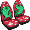 Cute Fish On Red Print Car Seat Covers-Free Shipping