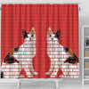 Japanese Bobtail Cat Print Shower Curtain-Free Shipping