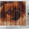 Tibetan Spaniel Dog Print Shower Curtain-Free Shipping