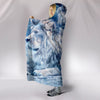 Snowy Lion Print Hooded Blanket-Free Shipping