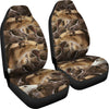 Greyhound Dog In Lots Print Car Seat Covers-Free Shipping