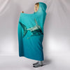 Shark Fish Print Hooded Blanket-Free Shipping