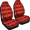 Fish Patterns On Red Print Car Seat Covers-Free Shipping