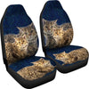 Lovely Selkirk Rex Cat Print Car Seat Covers- Free Shipping