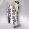 Floral Patterns Print Hooded Blanket-Free Shipping