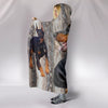 Doberman Pinscher Print Hooded Blanket-Free Shipping