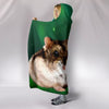 Campbell Dwarf Hamster Print Hooded Blanket-Free Shipping