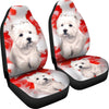 West Highland White Terrier Dog Print Car Seat Covers- Free Shipping