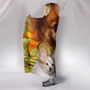 Papillon Dog Print Hooded Blanket-Free Shipping