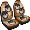 Cute Finnish Lapphund Print Car Seat Covers-Free Shipping