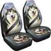 Laughing Alaskan Malamute Print Car Seat Covers- Free Shipping