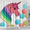 Unicorn Print Shower Curtain-Free Shipping