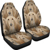 Afghan Hound Dog In Lots Print Car Seat Covers-Free Shipping