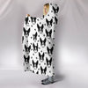 Boston Terrier Pattern Print Hooded Blanket-Free Shipping-Limited Edition