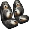 Bearded Collie Dog Print Car Seat Covers-Free Shipping