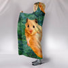 Golden Hamster Print Hooded Blanket-Free Shipping