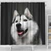 Siberian Husky Print Shower Curtains-Free Shipping