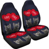 Russian Blue Cat Love Print Car Seat Covers-Free Shipping