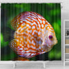 Discus Fish Print Shower Curtain-Free Shipping