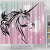Unicorn Art Print Shower Curtain-Free Shipping