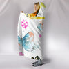 Pretty Butterfly Pattern Hoodie Blanket