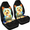 Cute Yorkshire Terrier (Yorkie) Art Print Car Seat Covers- Free Shipping