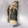 English Mastiff dog Print Hooded Blanket-Free Shipping